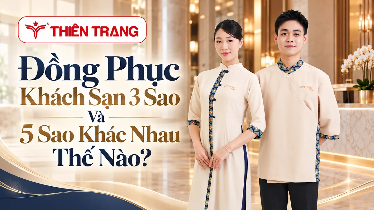 Khách Sạn 3 Sao Và 5 Sao Nên Chọn Đồng Phục Khác Nhau Ra Sao? 1 đồng phục khách sạn 3 sao và 5 sao