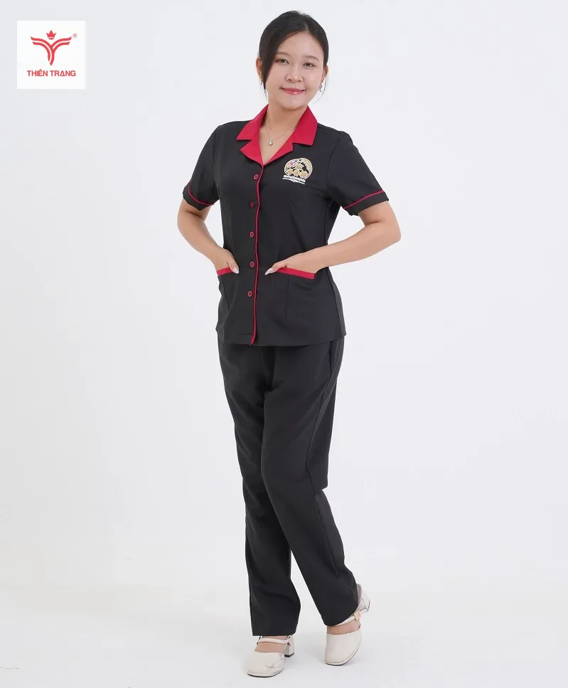 Mẫu Đồng Phục Quán Ăn Thoải Mái, Chuyên Nghiệp Và Mang Dấu Ấn Riêng 16 May đông phục quán ăn theo yêu cầu