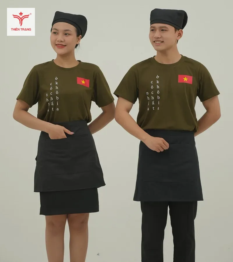 Mẫu Đồng Phục Quán Ăn Thoải Mái, Chuyên Nghiệp Và Mang Dấu Ấn Riêng 19 Công ty may đồng phục quán ăn giá rẻ tại TPHCM