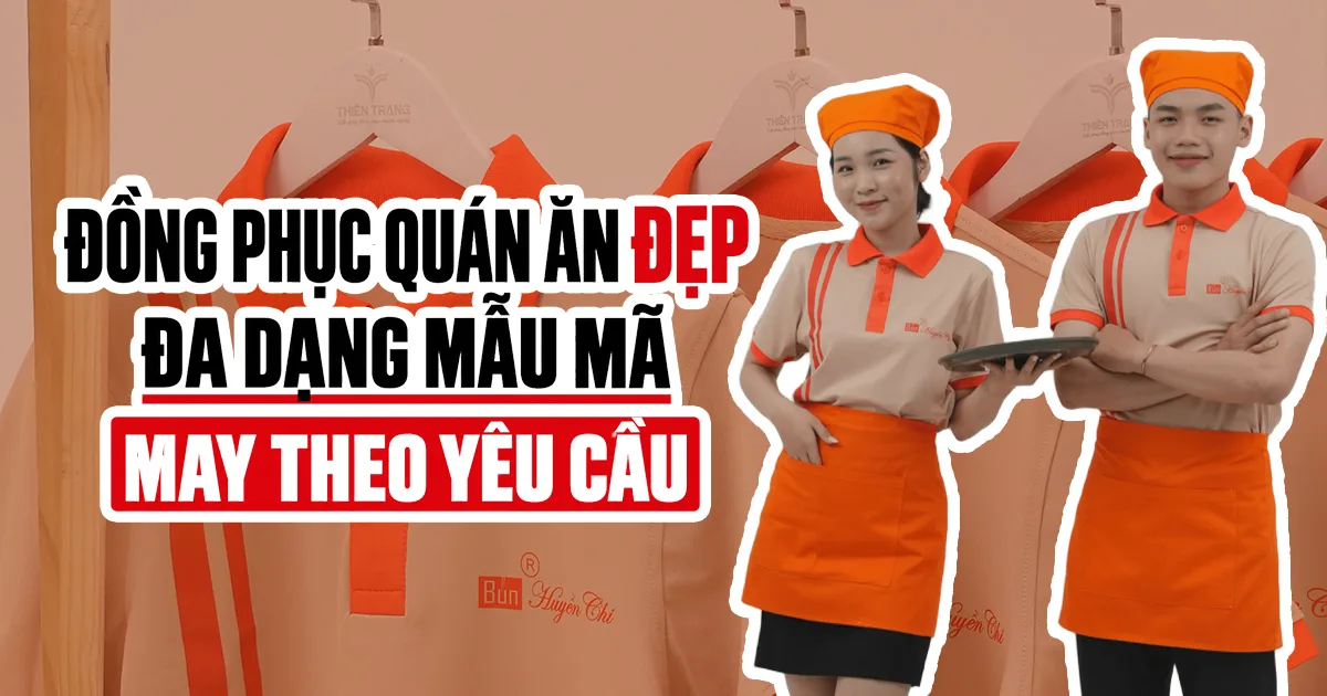 Mẫu Đồng Phục Quán Ăn Thoải Mái, Chuyên Nghiệp Và Mang Dấu Ấn Riêng 15 đồng phục quán ăn đẹp