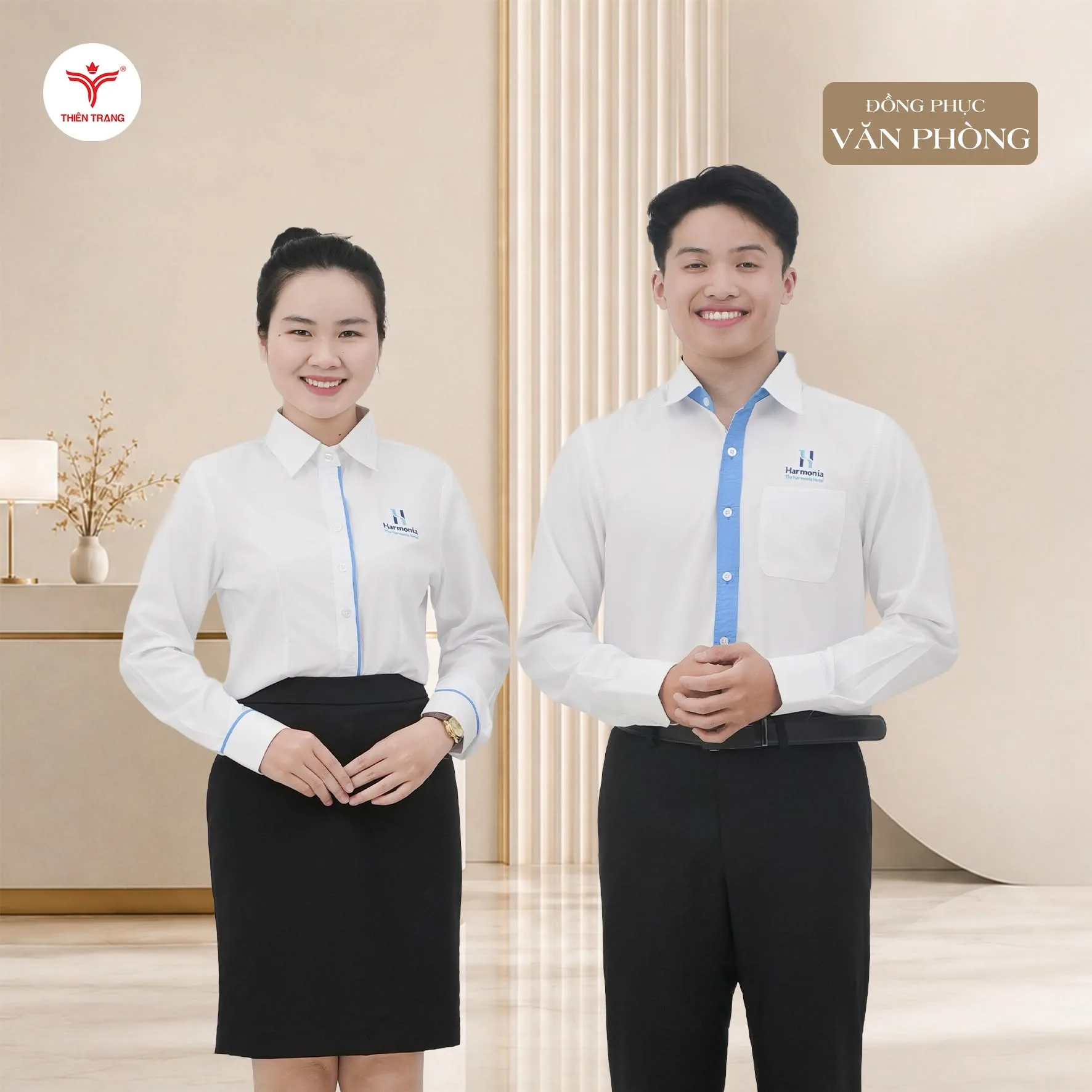May Đồng phục văn phòng khách sạn